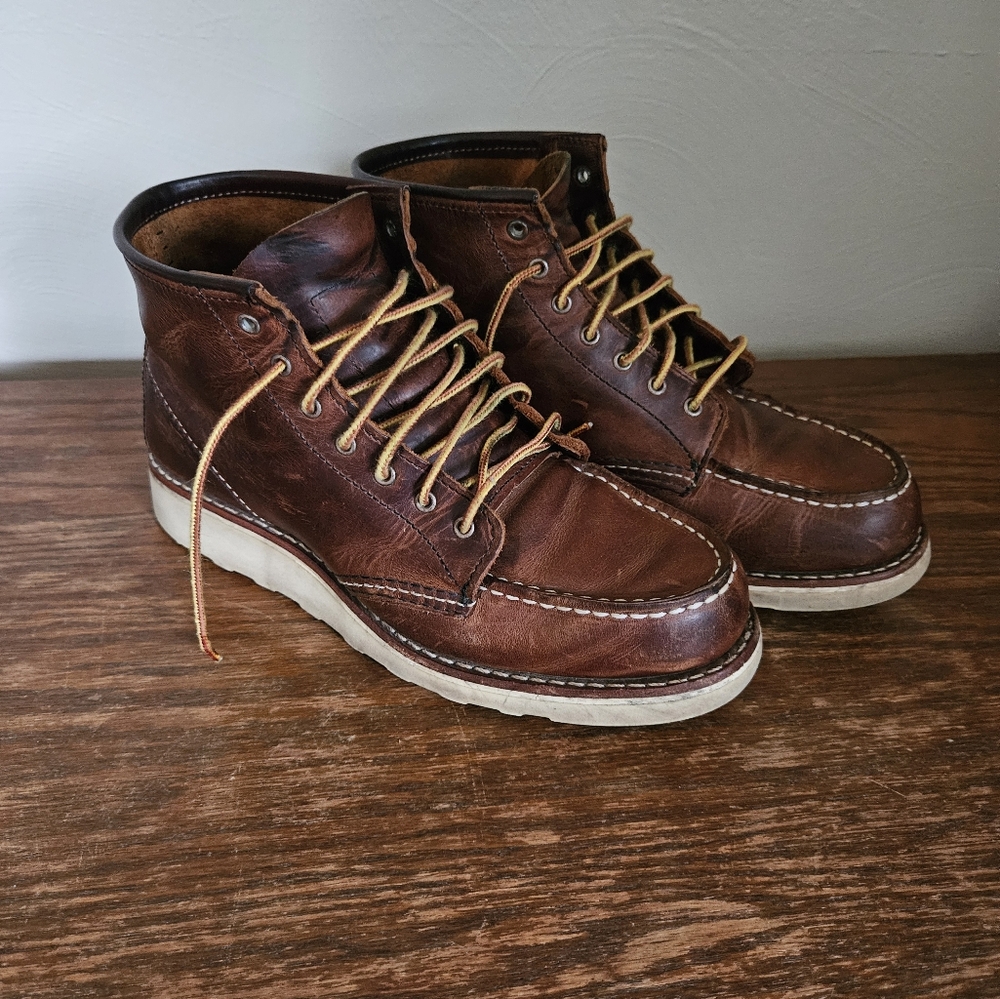Red Wing 6 In Moc Toe Boots